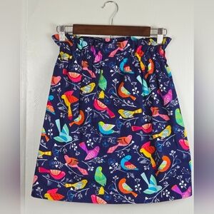 Pink Pineapple Lane Bird Skirt Size Small